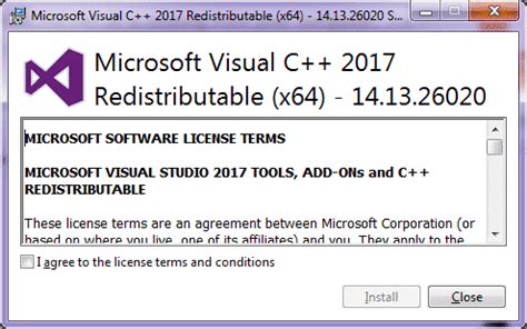 microsoft visual c++ 2006 redistributable package x64
